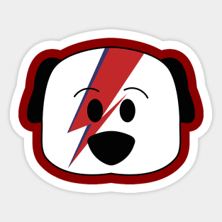 Bowie dog Sticker